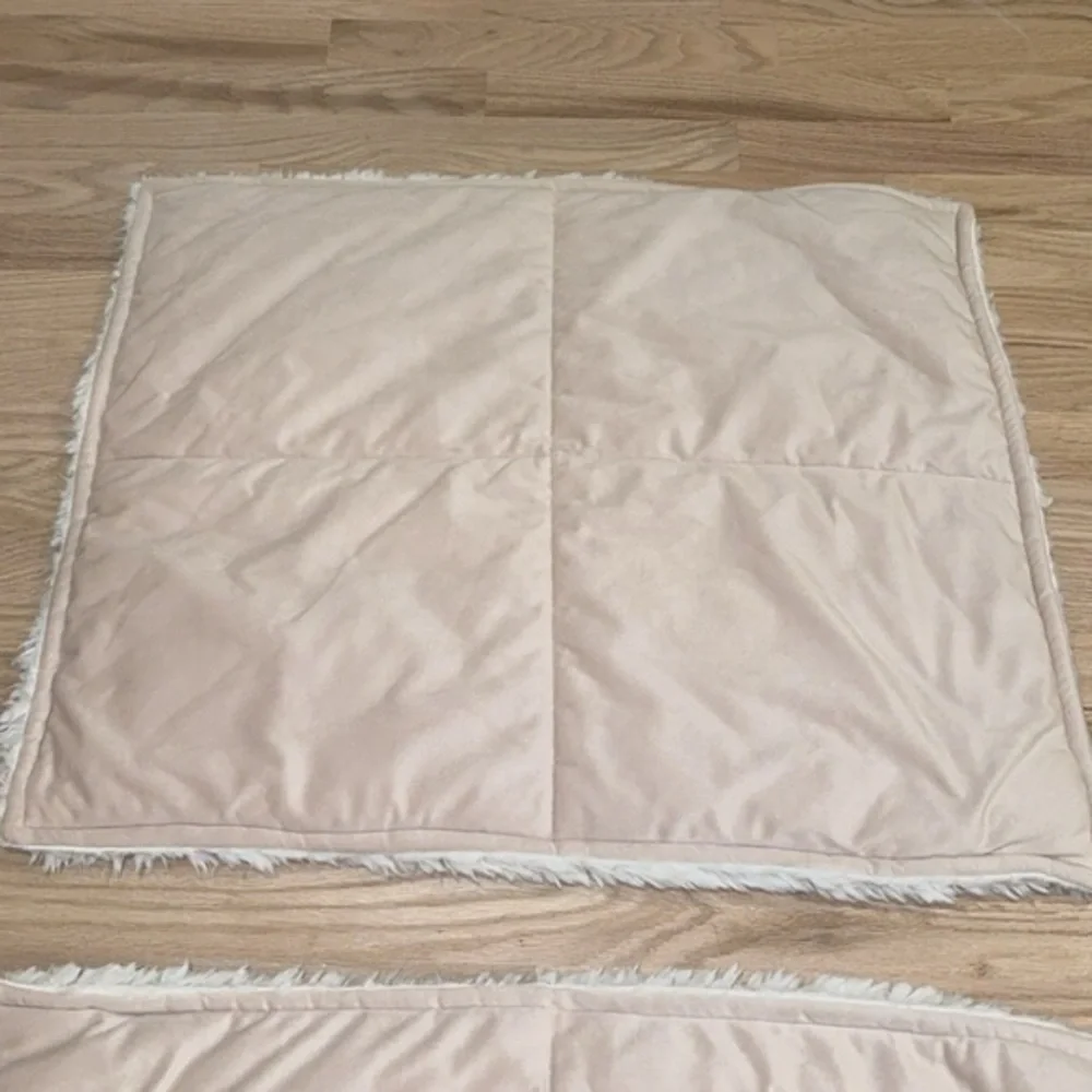 Set of 2 UGG Standard Sherpa White/Cream Pillow‎ Covers Shams 21 x 26